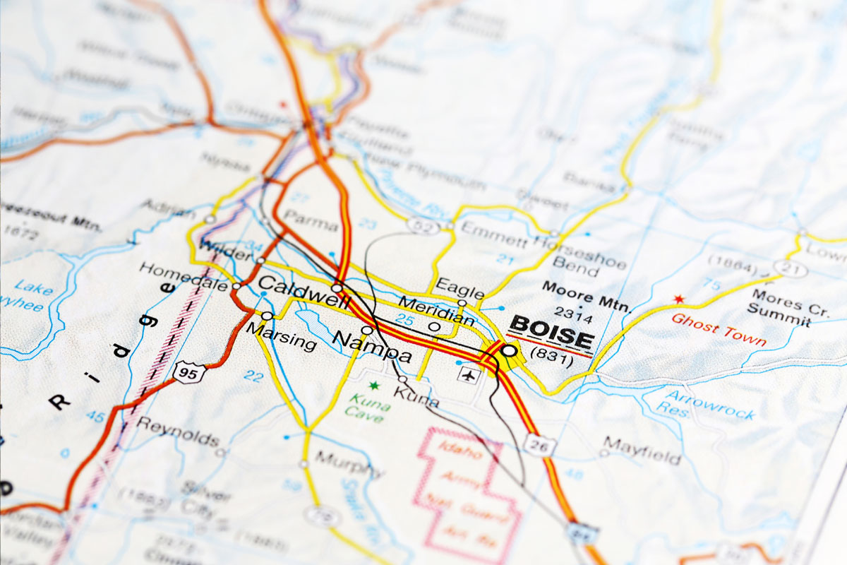 Orange County to Idaho Long Distance Moving Services