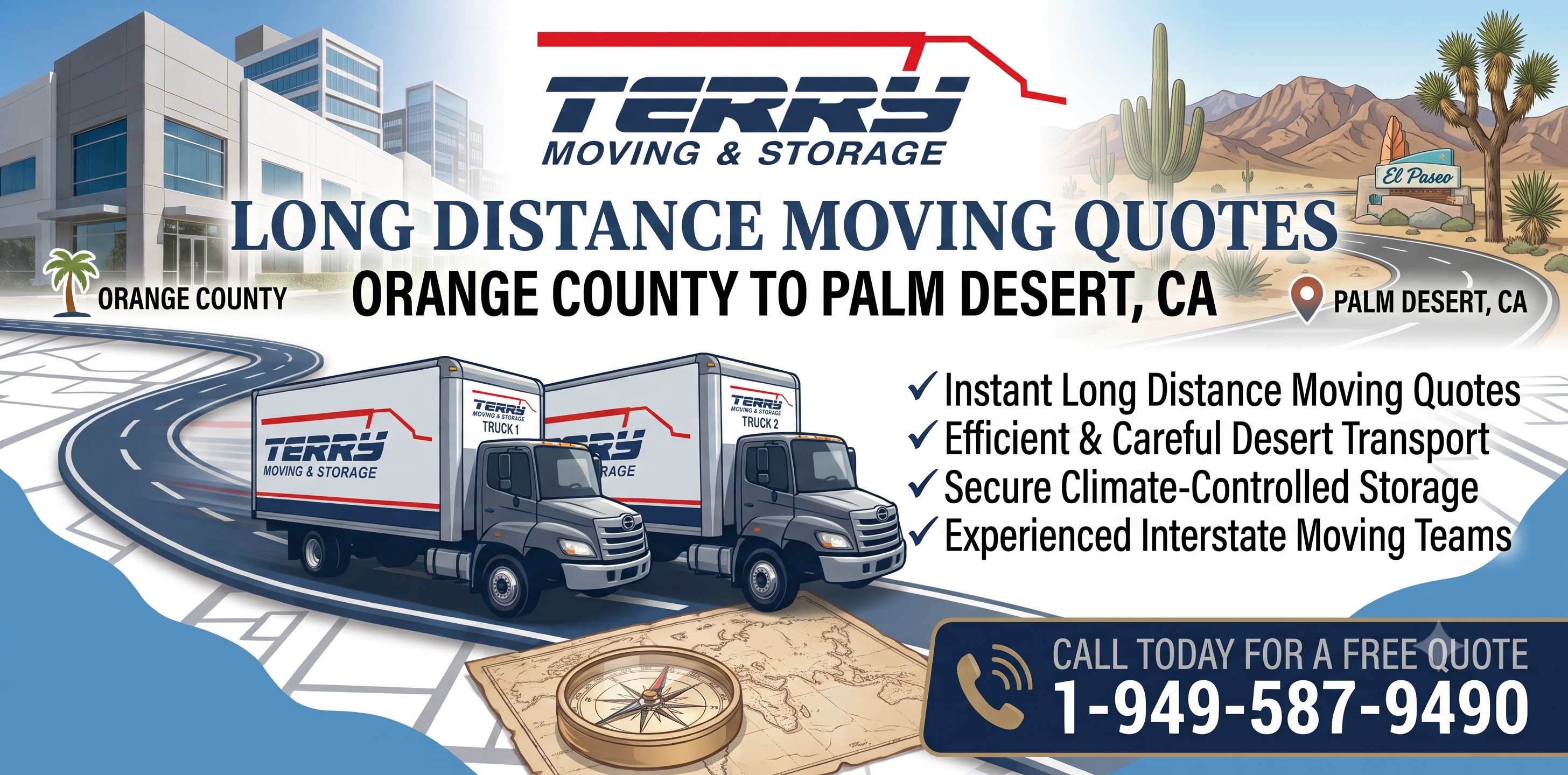 Moving Quotes from Orange County to Palm Desert
